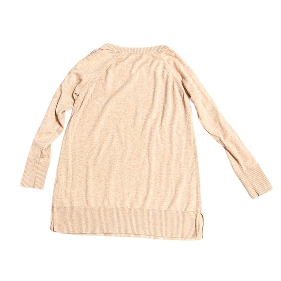 LC Lauren Conrad Tan Crew Neck Sweater - Picture 4 of 6
